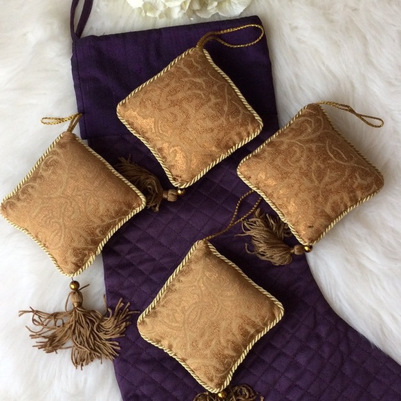 Ballard Designs Purple and Gold Holiday Decor - Picture 2 of 11